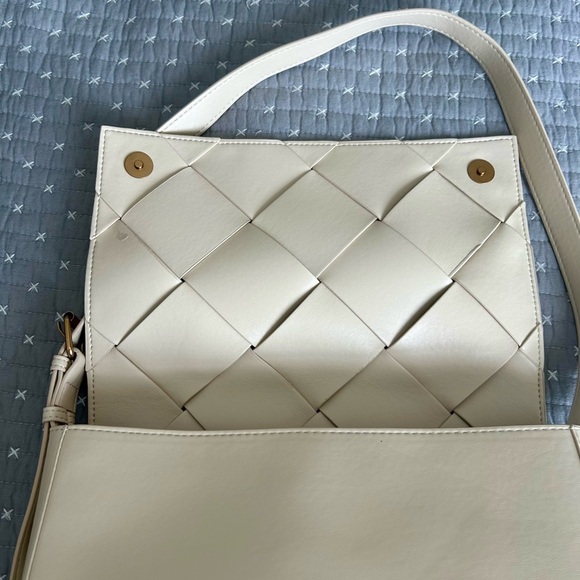 Rachel Zoe Cream Quilted Shoulder Bag - Picture 2 of 9